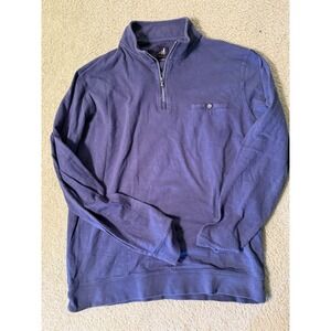 Men's Johnnie - O  , Blue, 1/4 Zip Pullover size Large